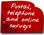 Postal Telephone and Online Surveys